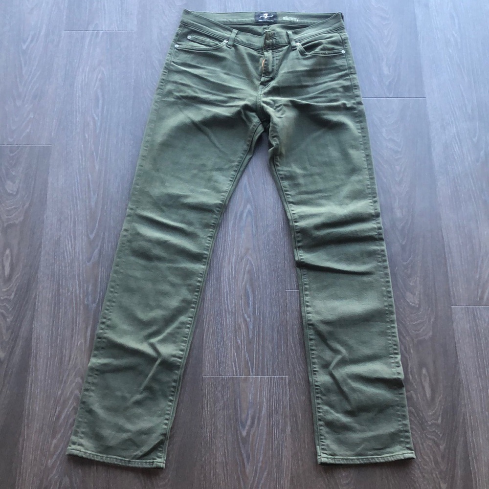 Luxe Performance Olive Denim